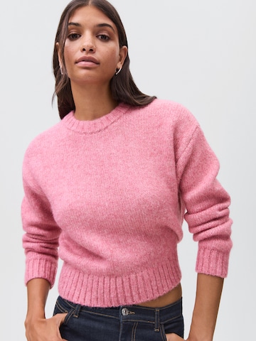 MANGO TEEN Sweater 'Barbie' in Pink: front