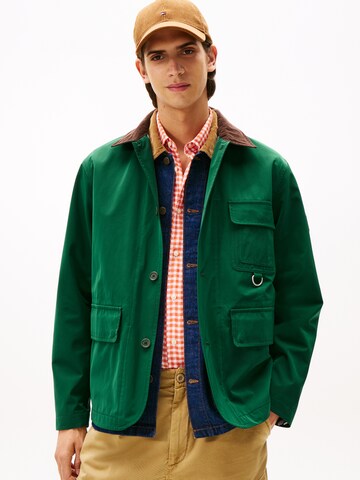 Geacă de primăvară-toamnă de la TOMMY HILFIGER pe verde: față
