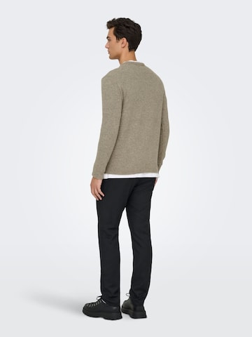 Pullover '22035025' di Only & Sons in beige