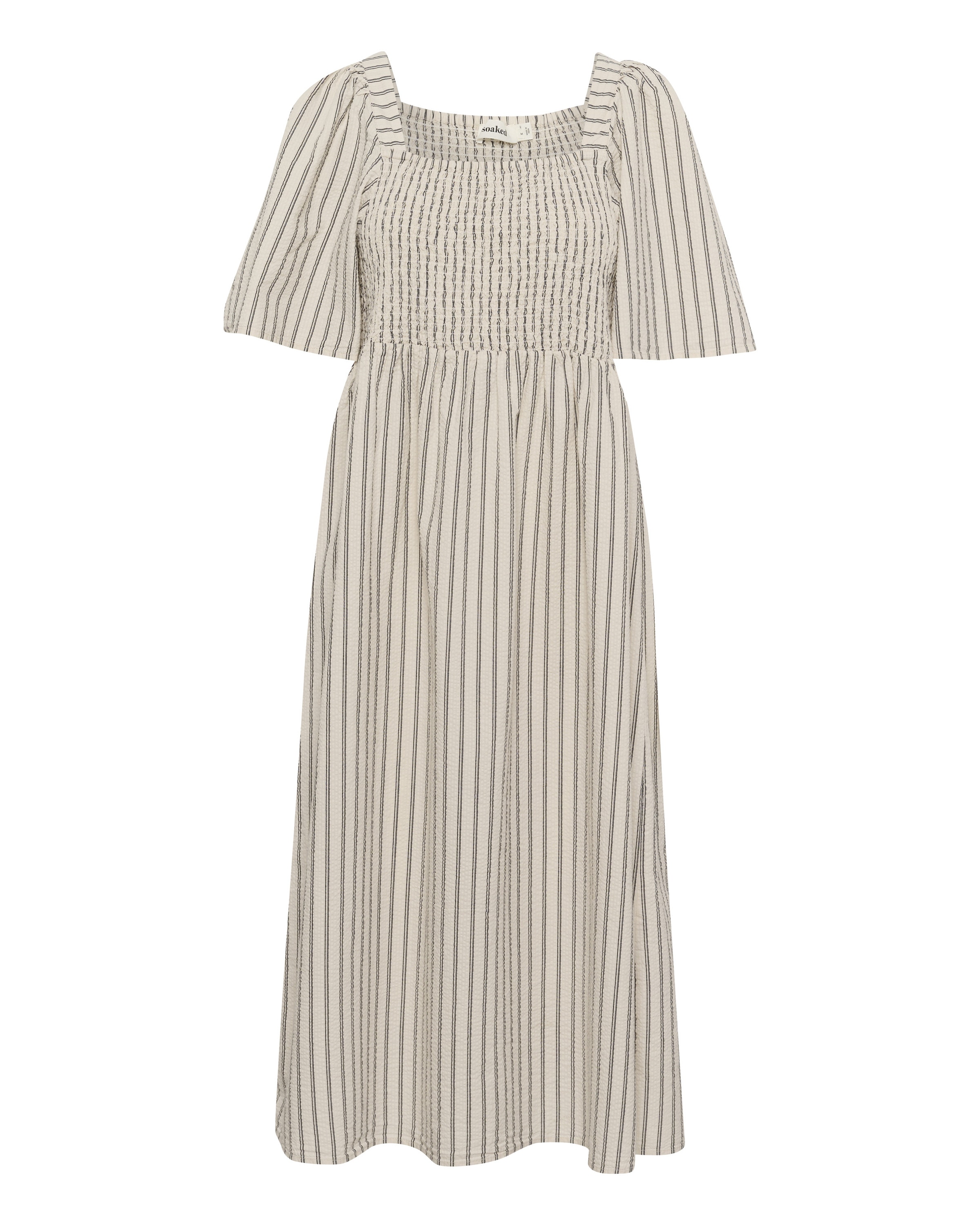 SOAKED IN LUXURY Kjole 'Anvitte' i beige: forside