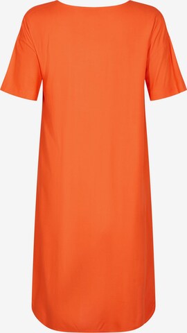 Rochie tip bluză 'Mayse' de la Zizzi pe portocaliu