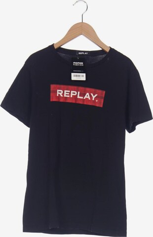 REPLAY T-Shirt S in Schwarz: predná strana