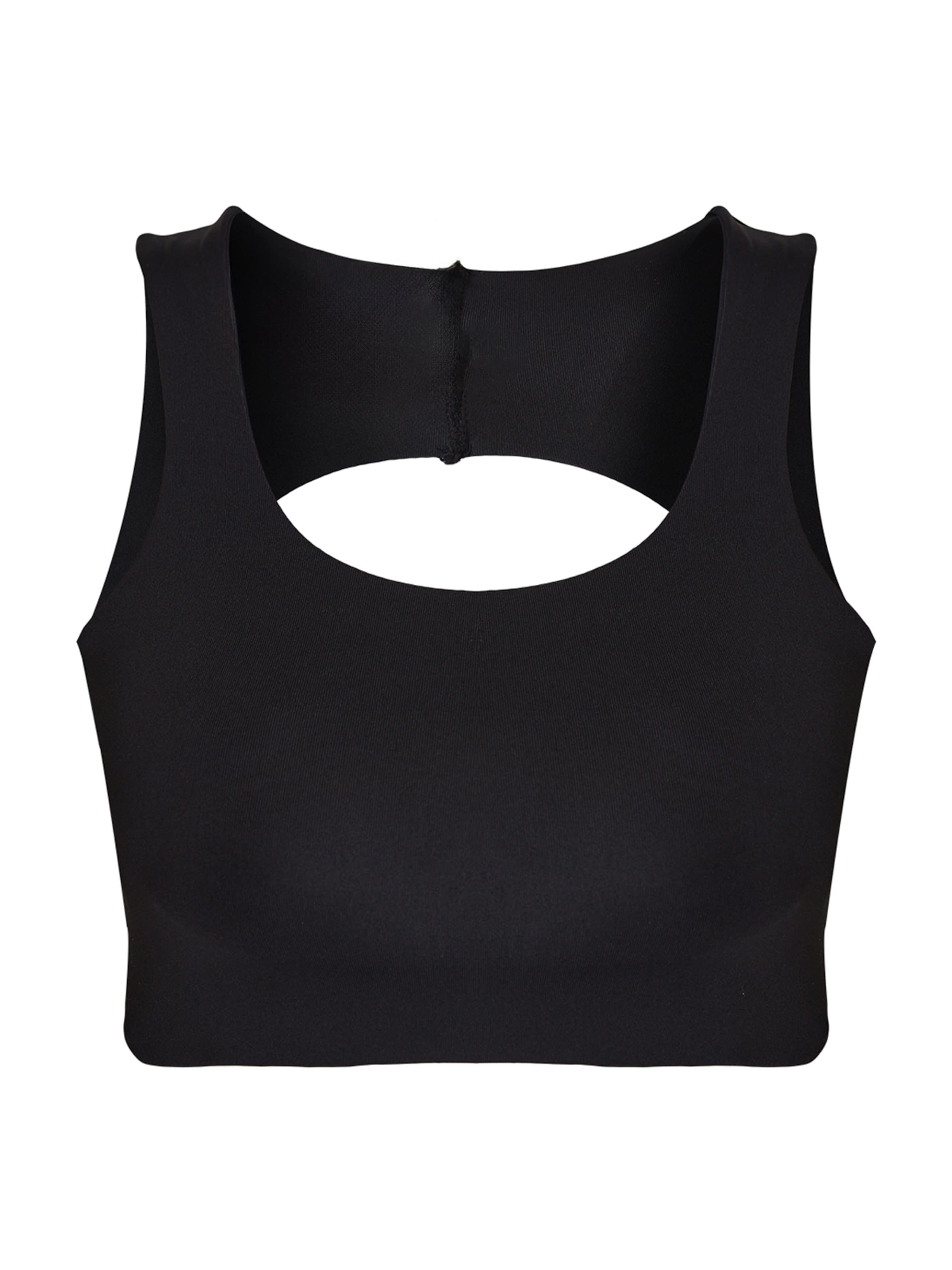 Bustieră Sutien sport de la Trendyol pe negru: față