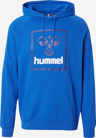 Sweat-shirt Hummel en bleu : devant