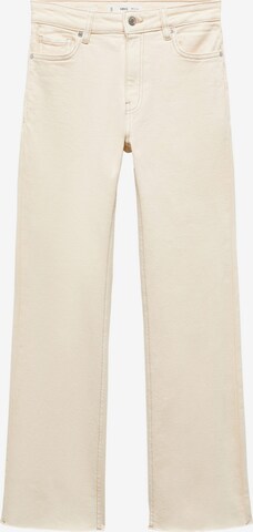 MANGO Regular Jeans 'SIENNA' in White: front