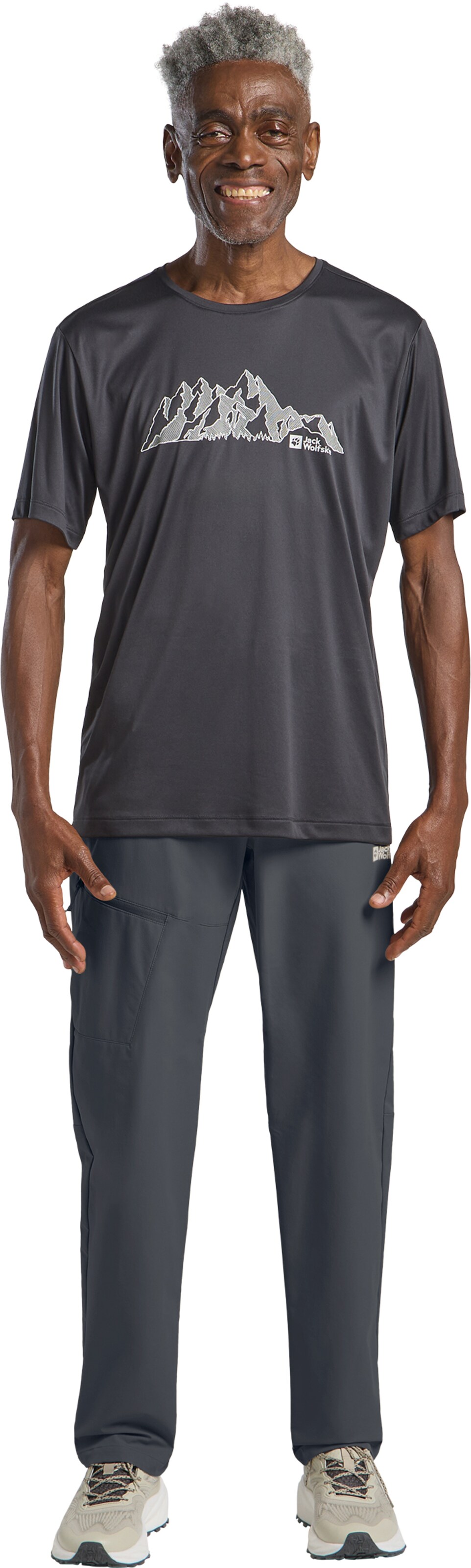 JACK WOLFSKIN Regular Outdoor Pants in Blue