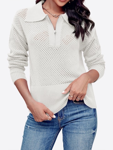 Imily Bela Pulover | bela barva