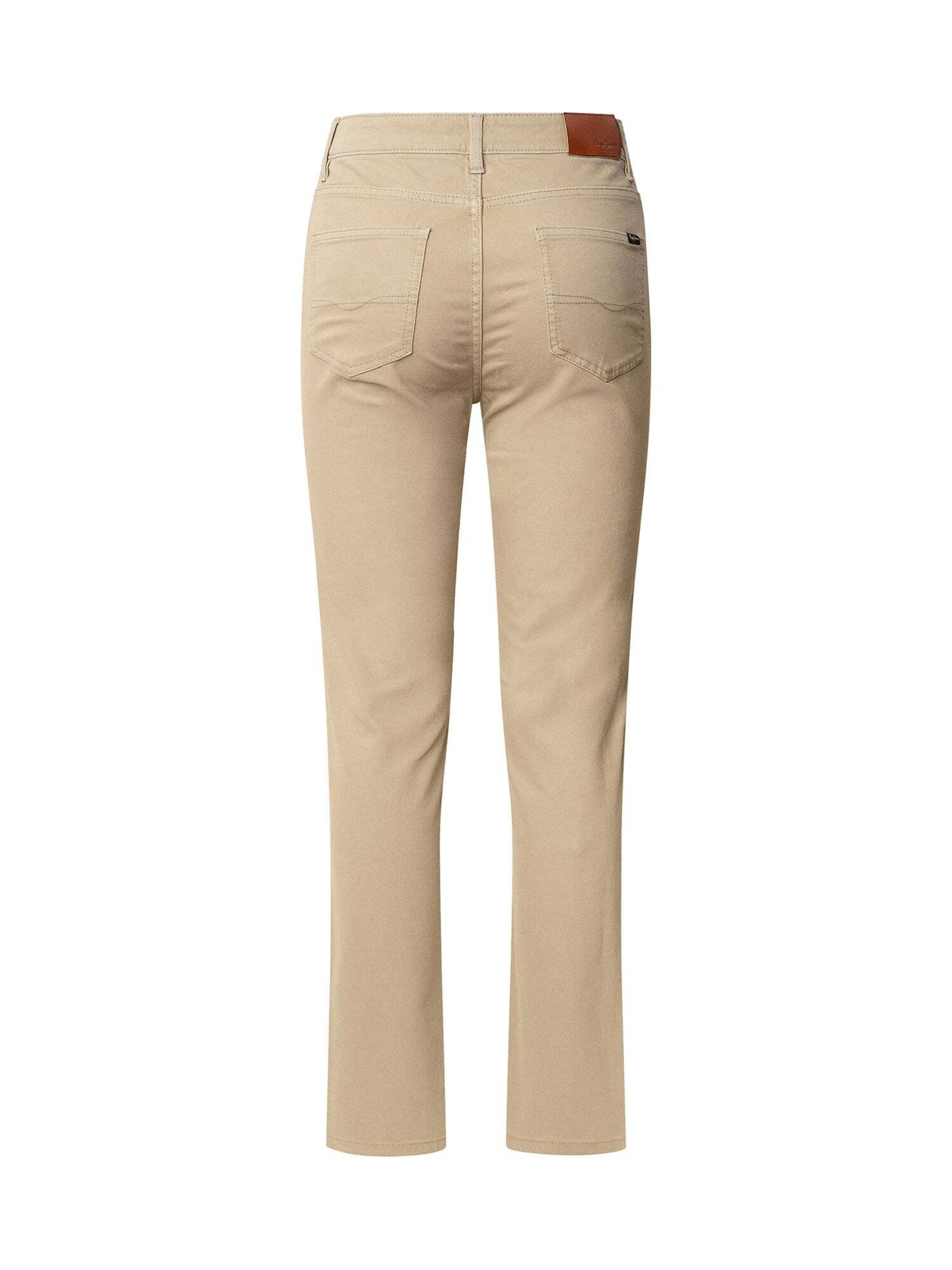 Pepe Jeans Slim fit Trousers 'Tessa' in Brown