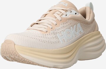 Hoka One One Laufschuh 'BONDI 8' in Beige: predná strana