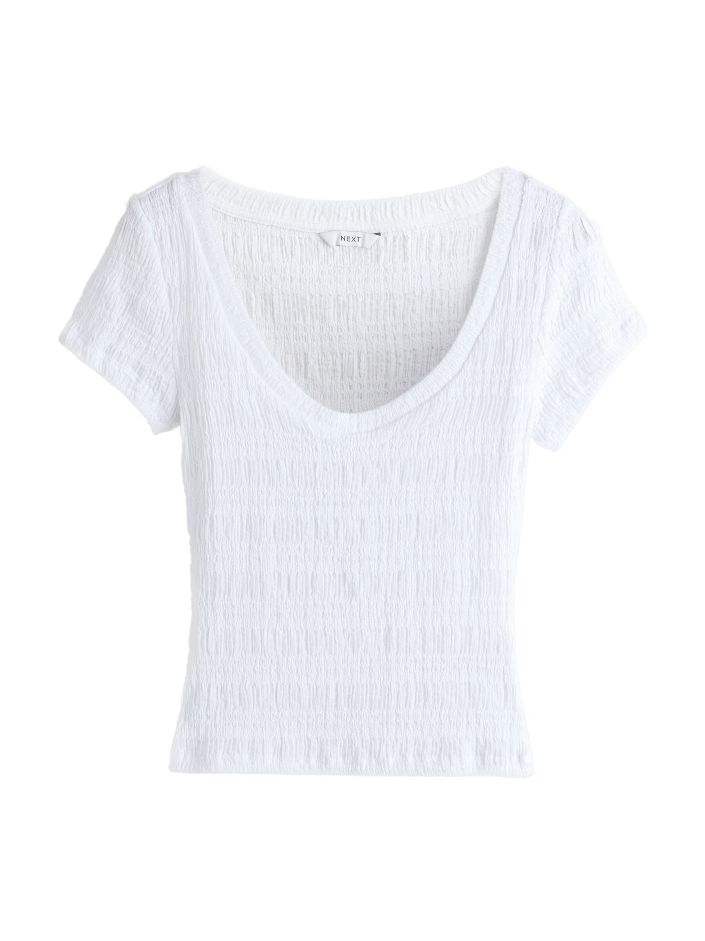 Next Shirt in White: front