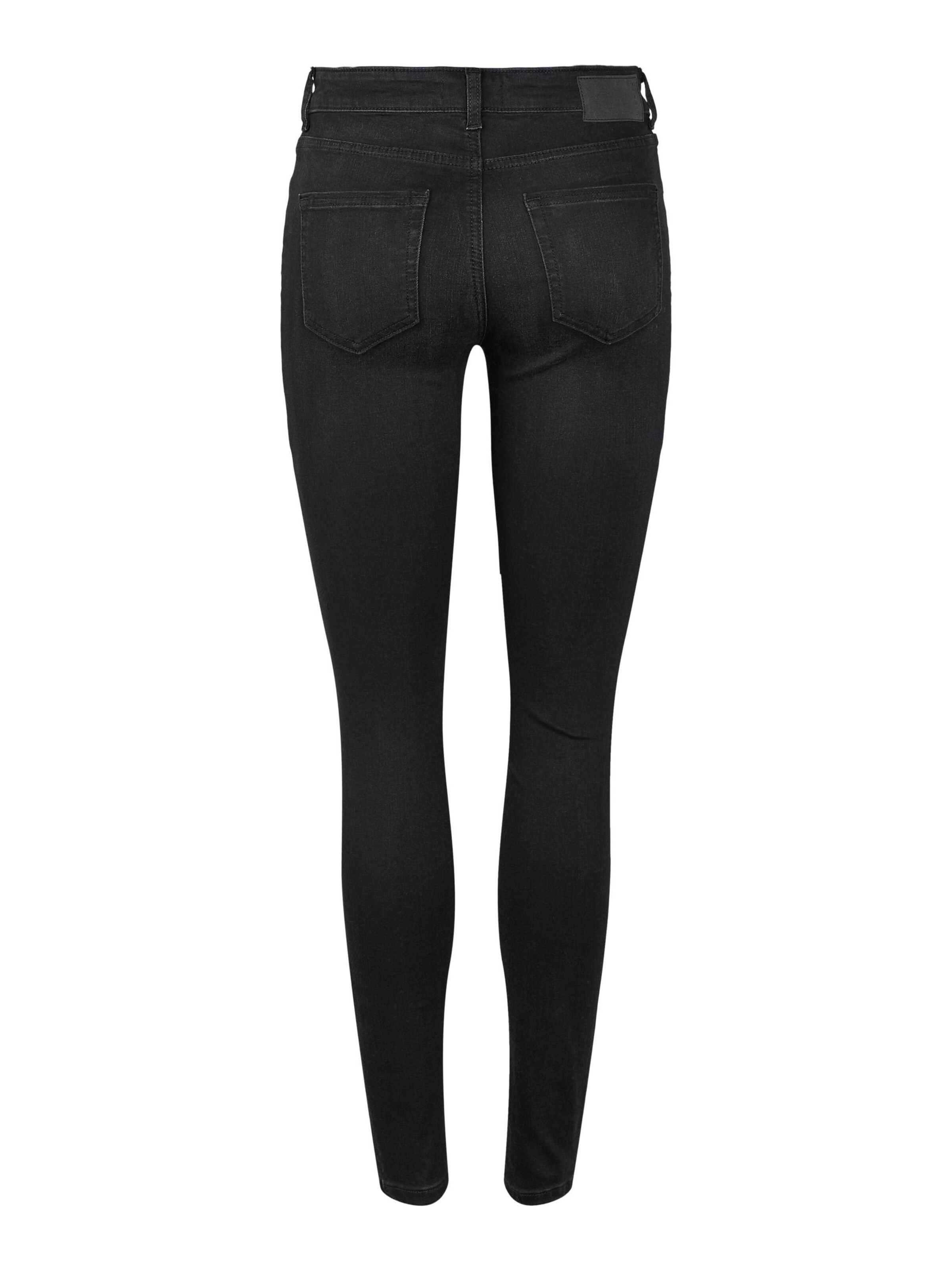 PIECES Slim fit Jeans 'Delly' in Black