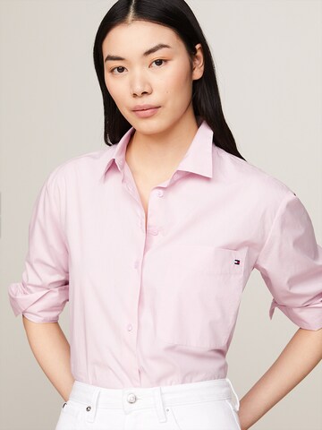 TOMMY HILFIGER Bluse 'Essential' in Pink