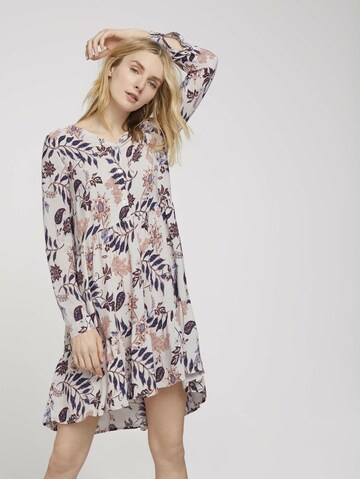 TOM TAILOR Shirt dress in Beige