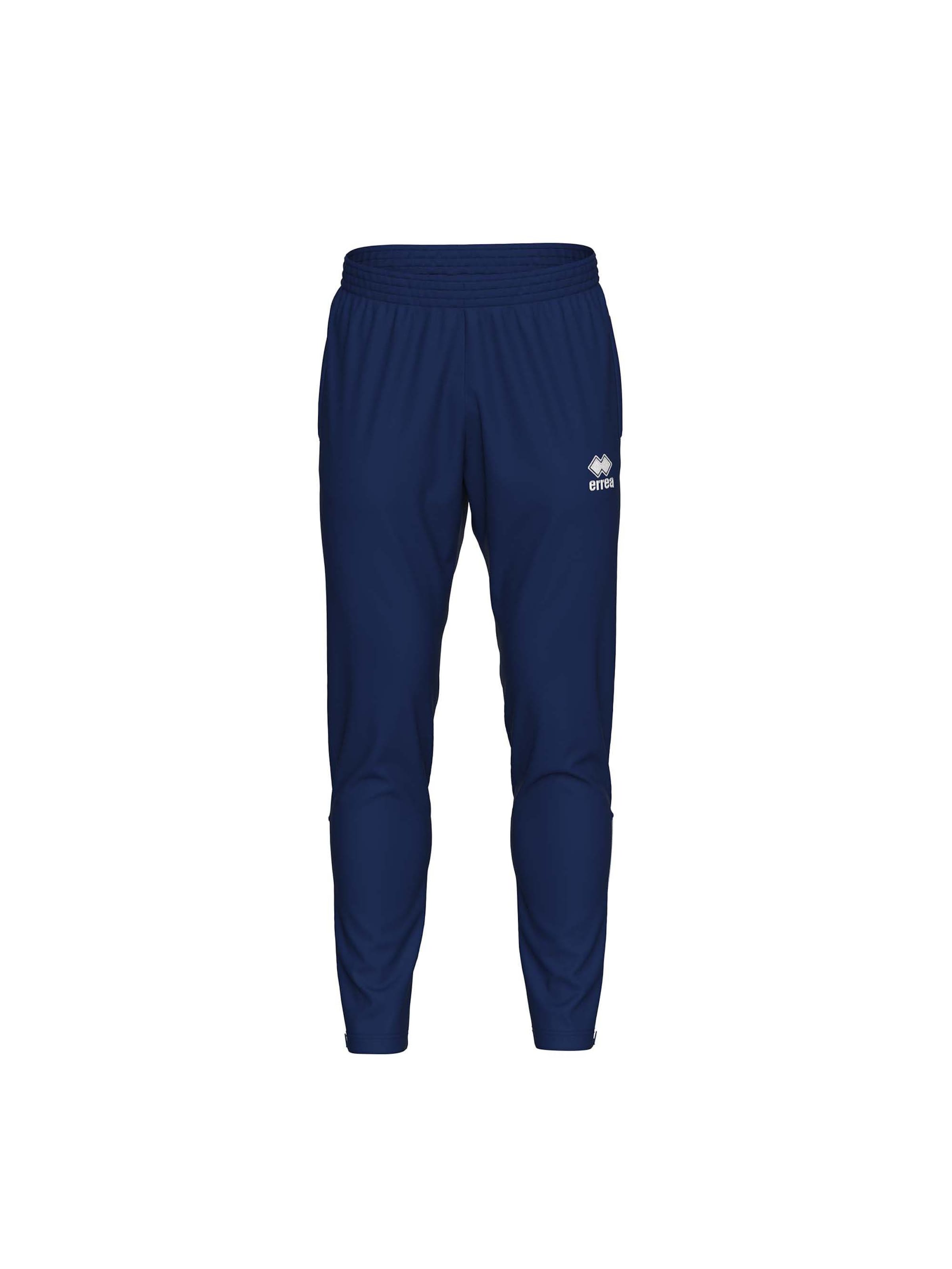 Errea Tapered Sports trousers in Blue: front