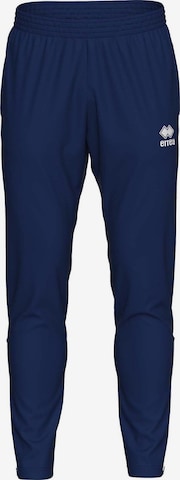 Errea Tapered Sports trousers in Blue: front