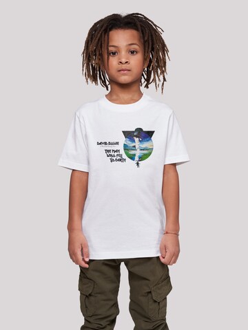T-Shirt 'The Man Who Fell To Earth' F4NT4STIC en blanc : devant