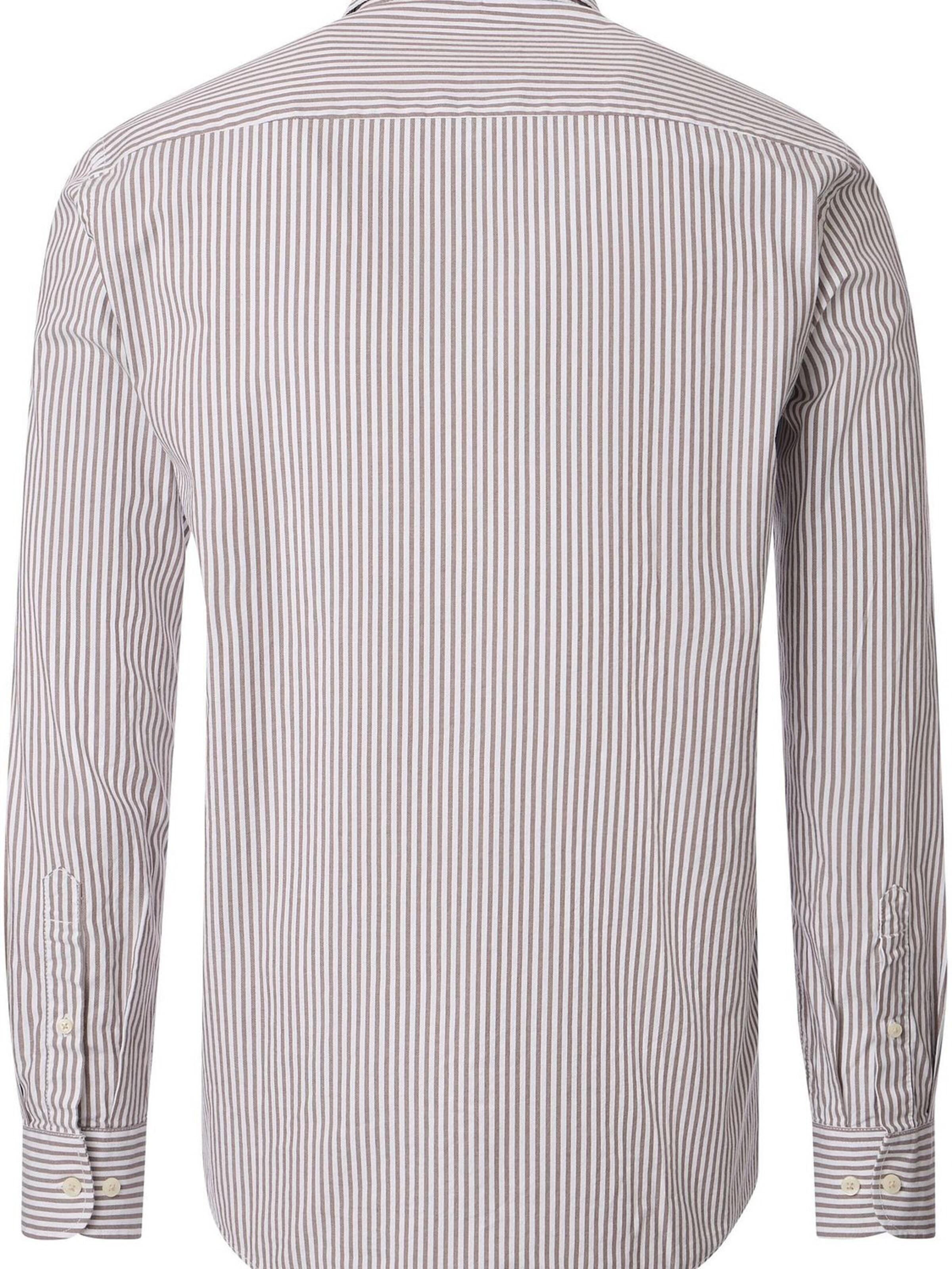 CASA MODA Regular fit Overhemd in Bruin