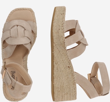 espadrij l´originale Sandalen met riem 'TOURS' in Beige