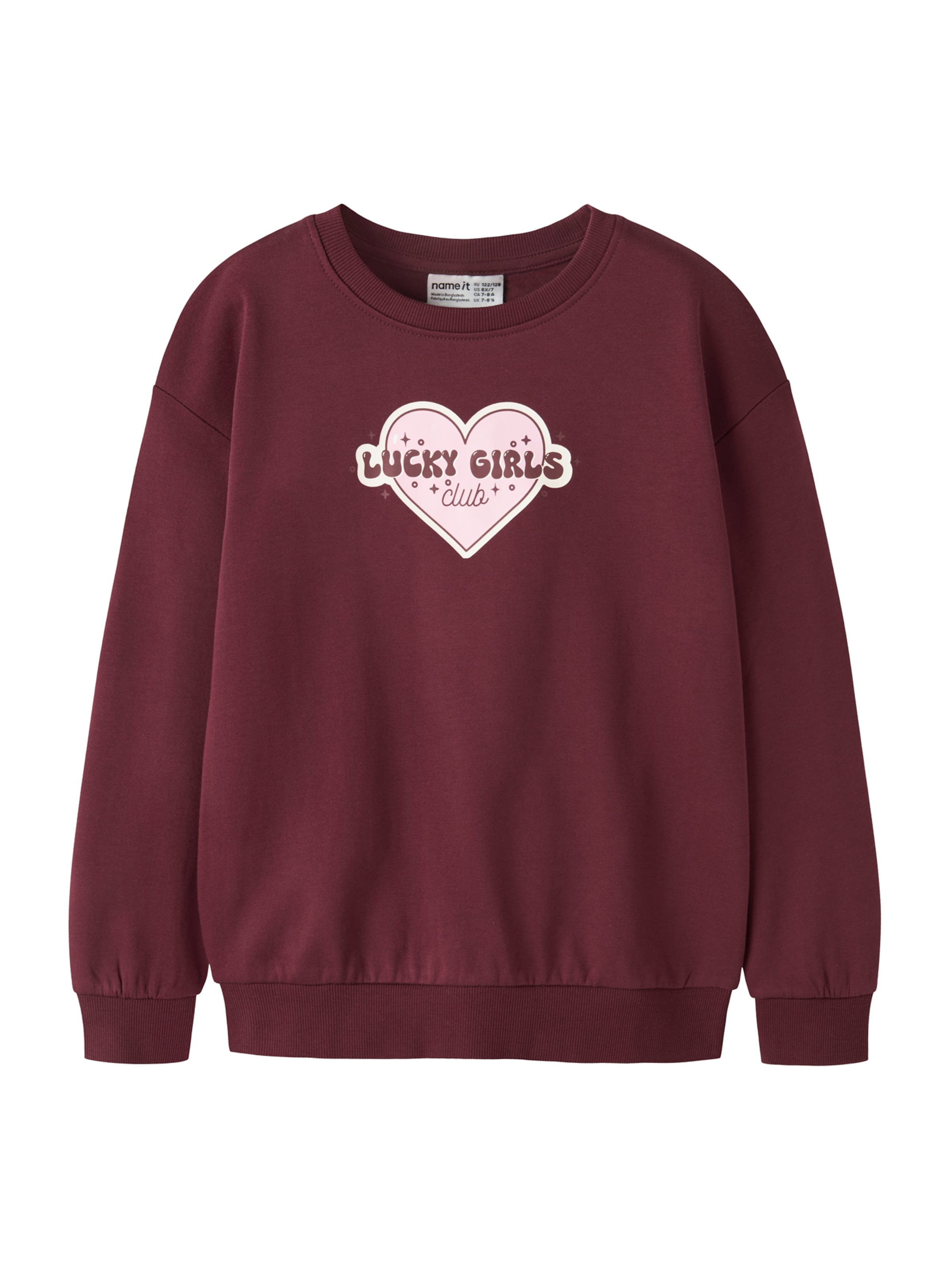 NAME IT Mikina 'NKFVILOUI' – červená: přední strana