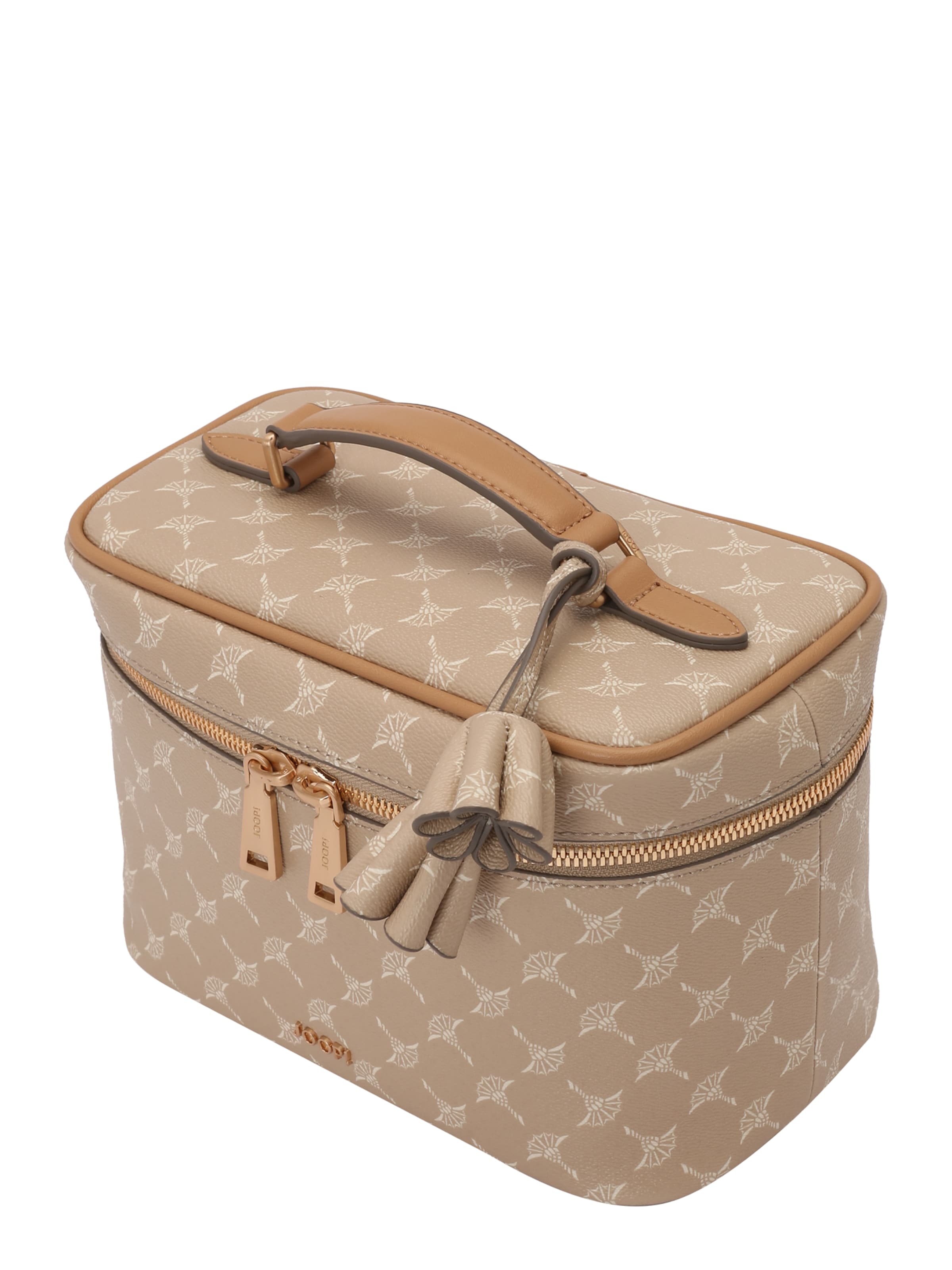 JOOP! Make up tas 'Cortina 1.0 Flora' in Beige: voorkant
