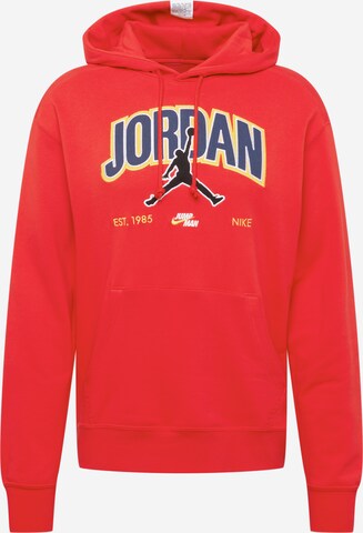 Jordan Athletic Sweatshirt in Red: front