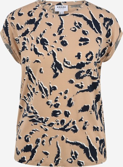 Vero Moda Petite Shirts 'AVA' i beige / sort / hvid, Produktvisning