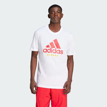 ADIDAS PERFORMANCE Performance Shirt 'Spain DNA' in White: front