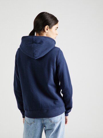 HOLLISTER Zip-Up Hoodie 'TECH CORE' in Blue