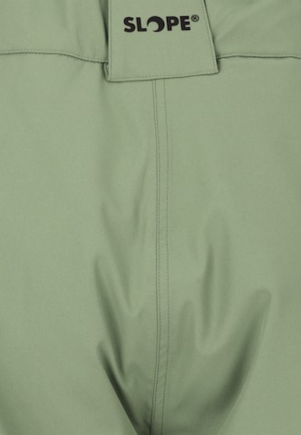 SLOPE Regular Outdoor trousers in Green