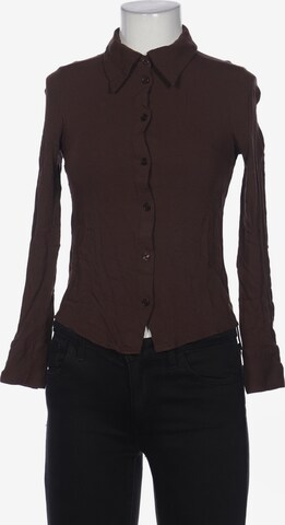 Monki Blouse & Tunic in XS in Brown: front