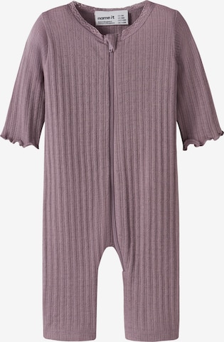 Pigiama di NAME IT in lilla: frontale