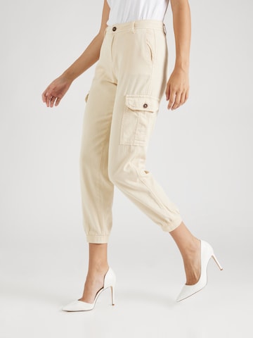 Tapered Pantaloni cargo 'BATTLENOMADF' di BONOBO in beige: frontale