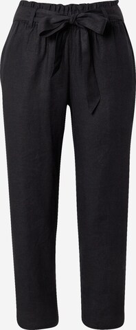 TOM TAILOR DENIM Tapered Pants in Black: front