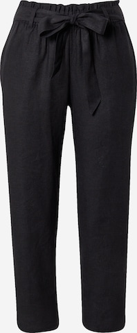 TOM TAILOR DENIM Tapered Broek in Zwart: voorkant