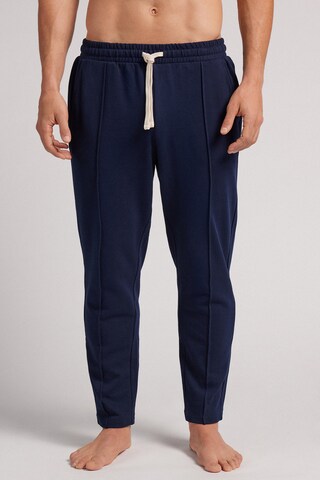 INTIMISSIMI Tapered Pants in Blue: front