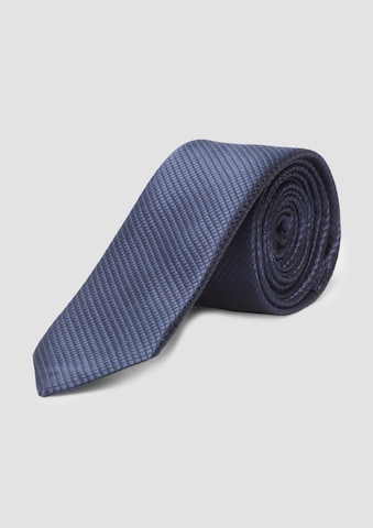 Cravate s.Oliver BLACK LABEL en bleu : devant