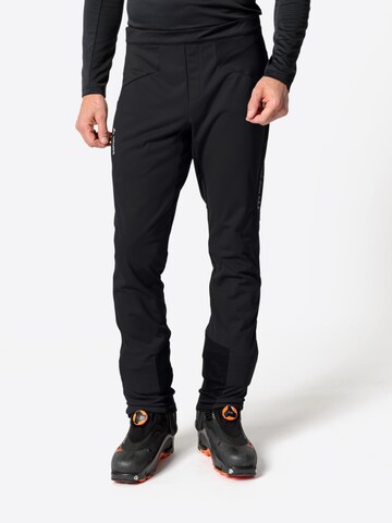 VAUDE Regular Outdoor trousers 'Larice' in Black: front