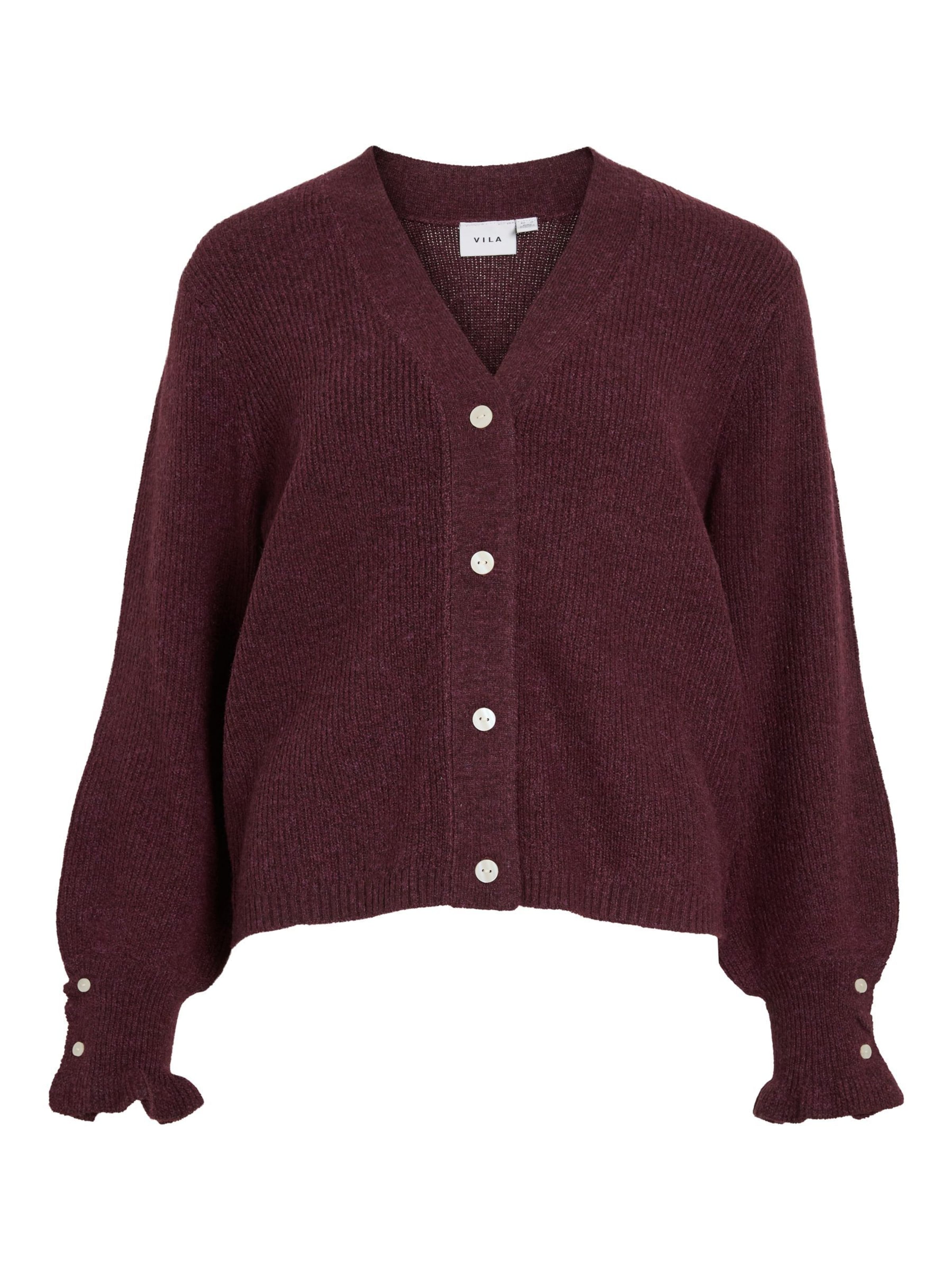 Cardigan 'VITilda' VILA en rouge : devant