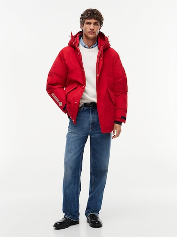 TOMMY HILFIGER Winter Parka in Red