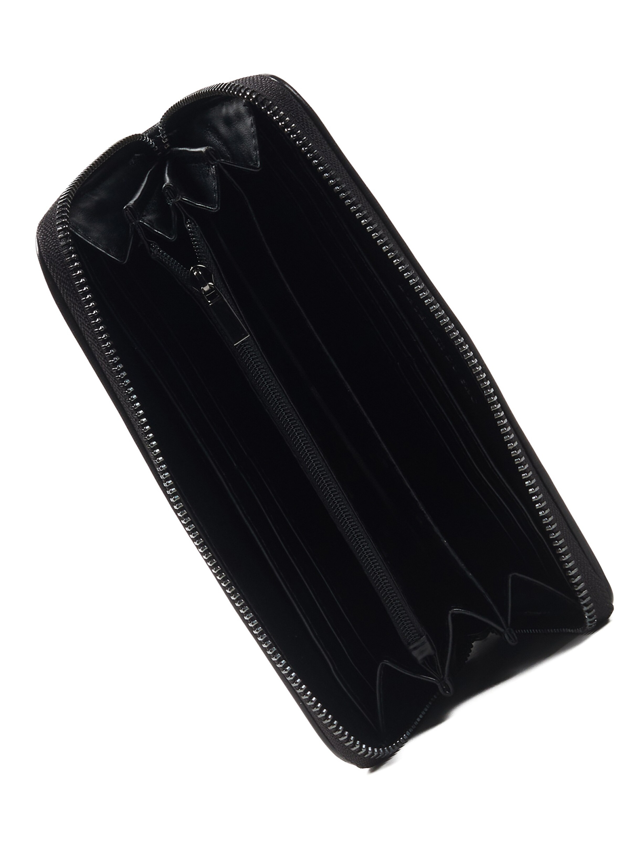 L'Atelier Du Sac Portemonnee 'Fleur' in Zwart