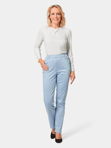 Goldner Regular Pants 'Martha' in Blue