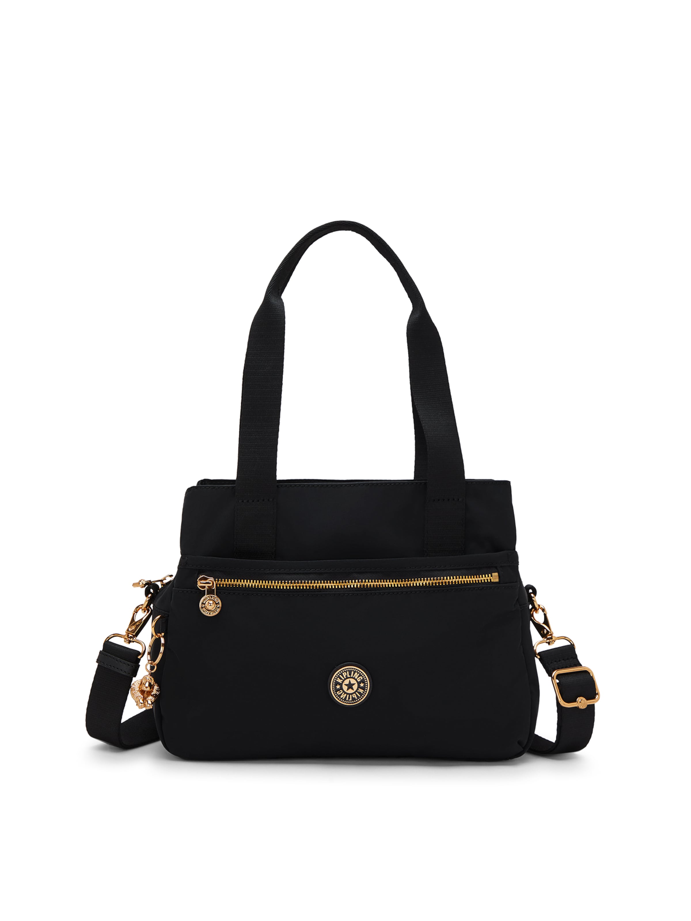 KIPLING - Bolso de hombro 'ELYSIANA' en negro: frente