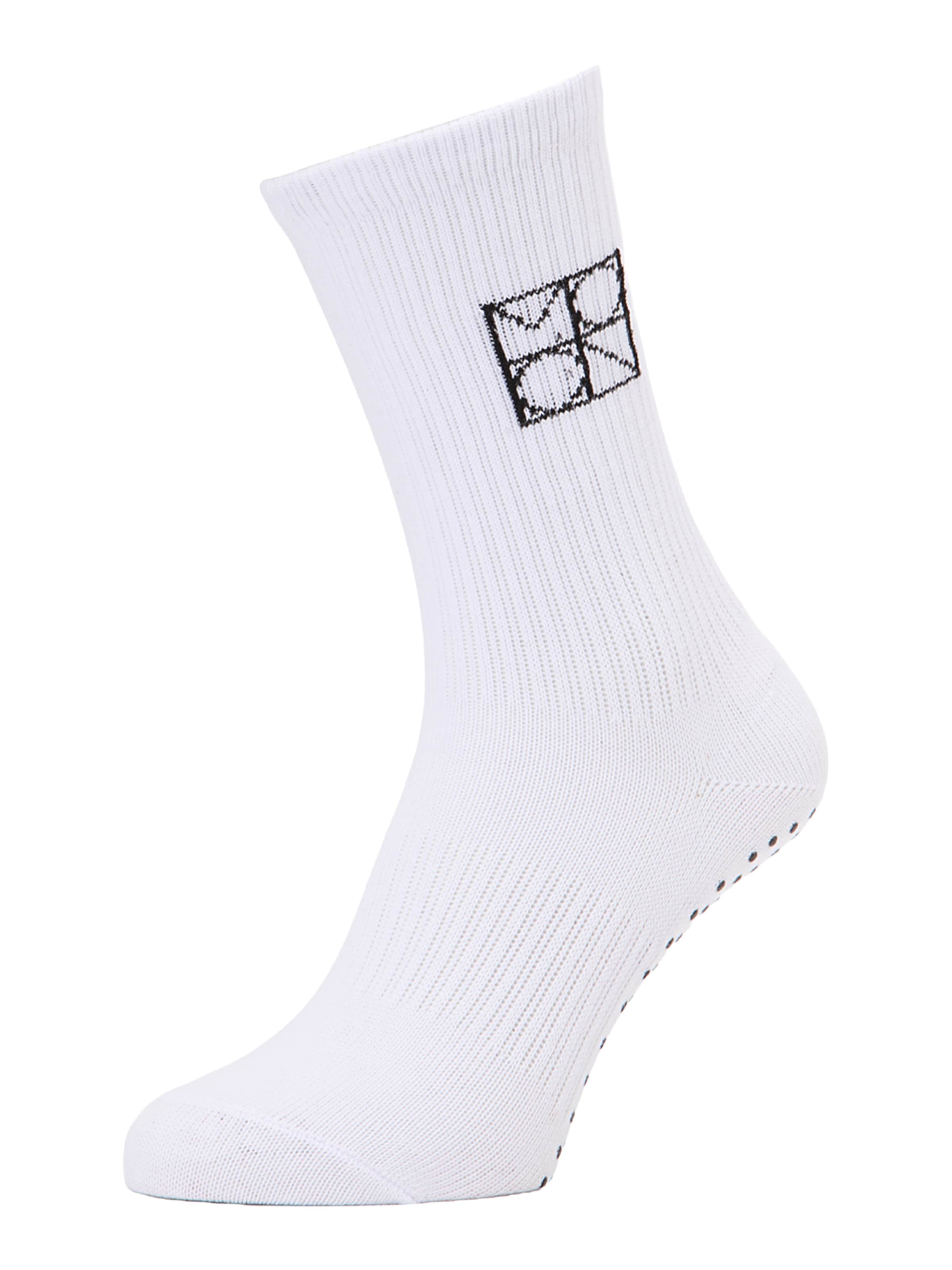 Moonchild Yoga Wear Sportovní ponožky – bílá: přední strana