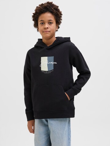 Jack & Jones Junior Mikina 'JORFrederiksberg' – černá: přední strana