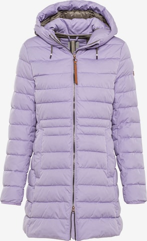 CAMEL ACTIVE Winter Jacket in Purple: front