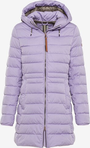 CAMEL ACTIVE Winter Jacket in Purple: front