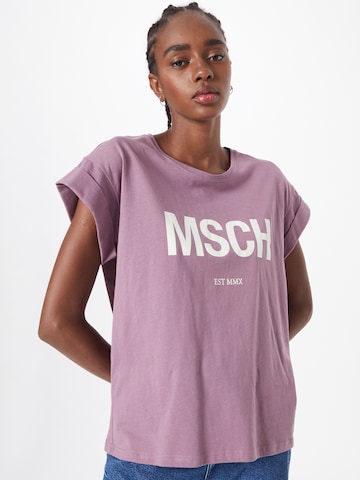 purpurinė MSCH COPENHAGEN Marškinėliai 'Alva': priekis
