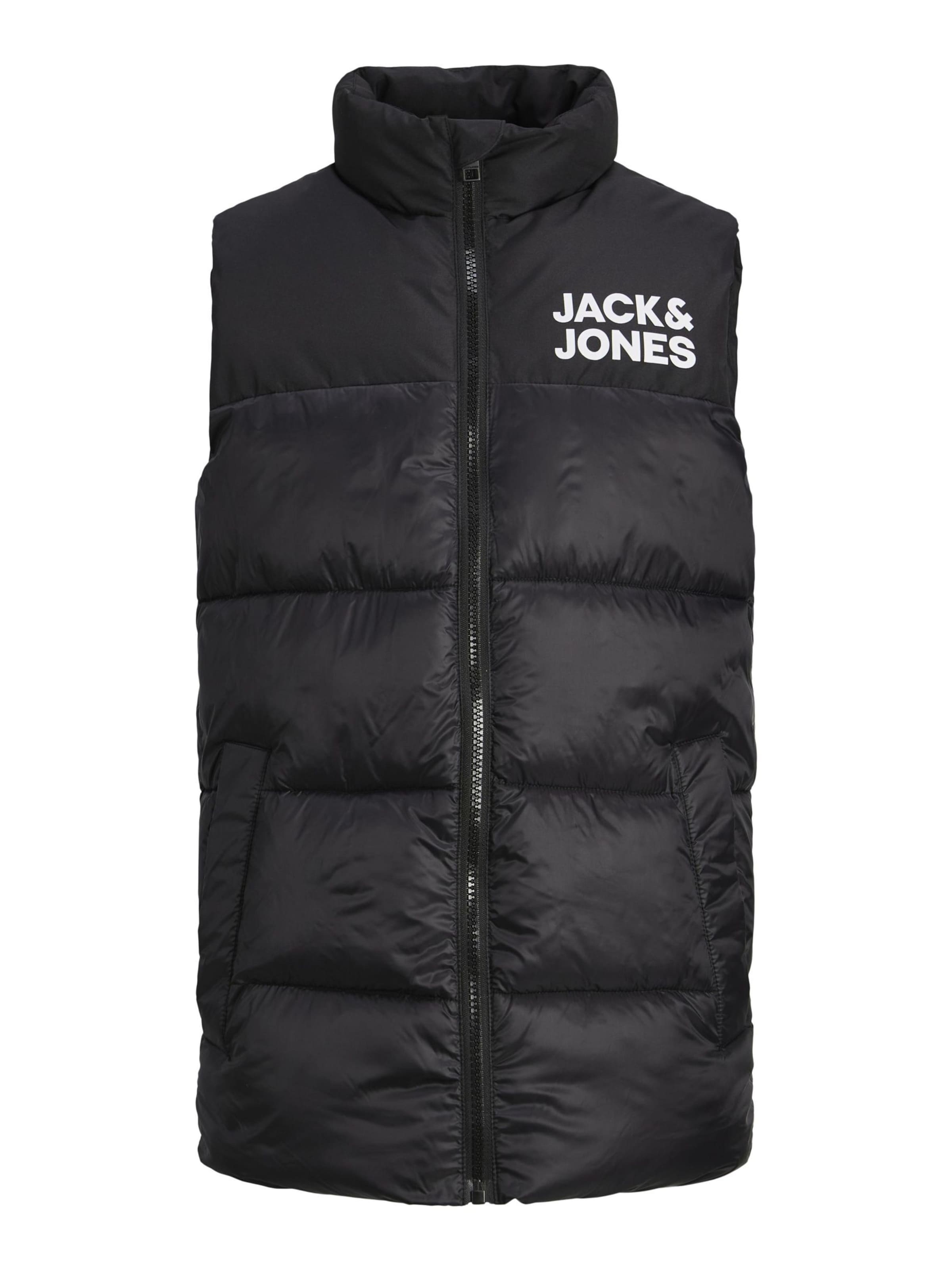 Jack & Jones Junior Vesta - Čierna: predná strana