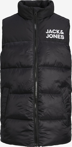 Jack & Jones Junior Bodywarmer in Zwart: voorkant