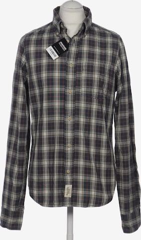 Abercrombie & Fitch Hemd L in Grau: Vorderseite